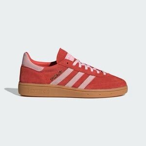Adidas Red and Pink Sneakers with Classic Design